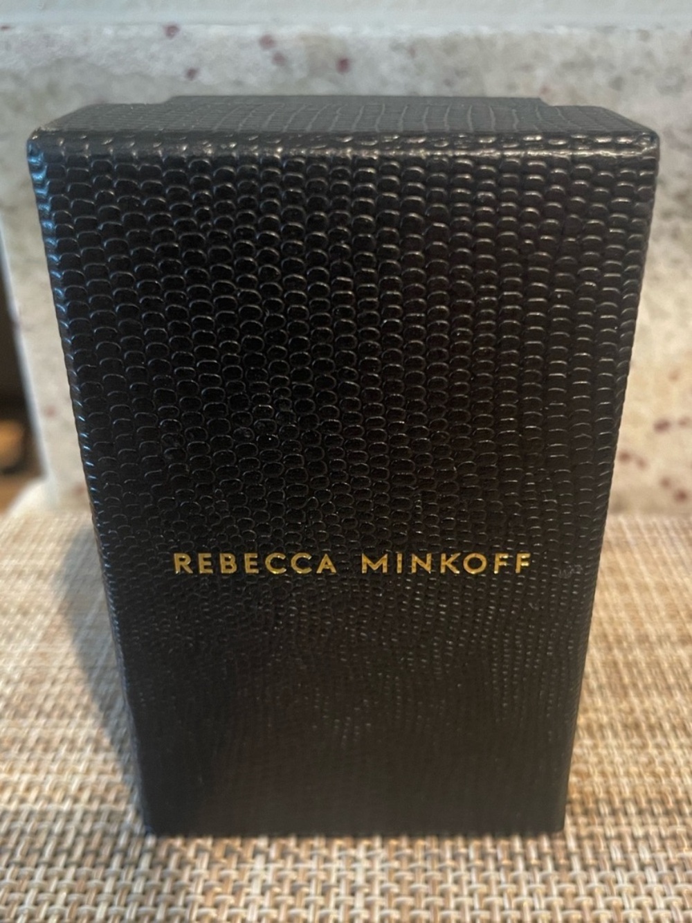 Rebecca Minkoff Gold Pavé Half-Hoop Earrings - Picture 4 of 4
